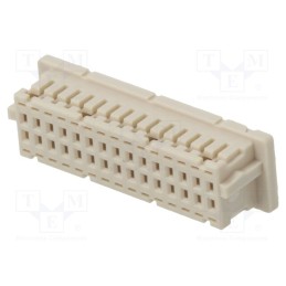 50 pcs : DF20A-30DS-1C - Plug, wire-board, female, DF20, 1mm, PIN: 30, w/o contacts, straight
