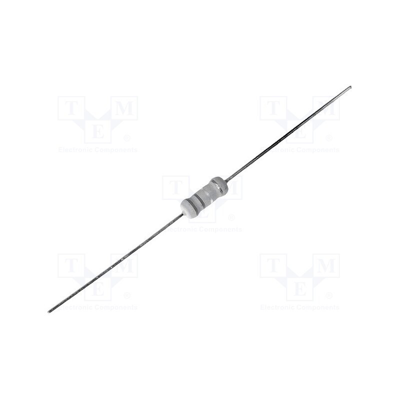 50 pcs : MOR02SJ0472A10 - Resistor: metal oxide, THT, 4.7kΩ, 2W, ±5%, Ø5x12mm, axial