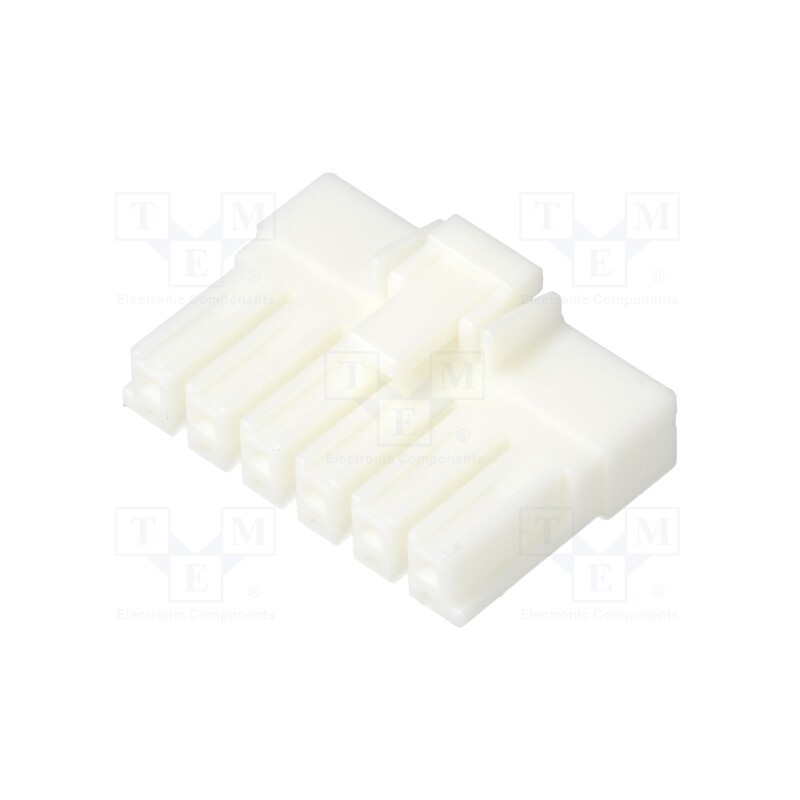 50 pcs : DF33-6S-3.3C - Connector: wire-board, DF33, plug, female, straight, w/o contacts