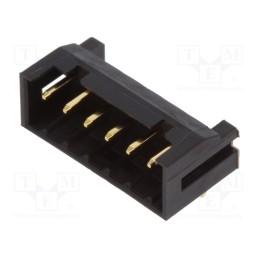 10 pcs : DF3-6P-2DS(01) - Socket, wire-wire/PCB, male, DF3, 2mm, PIN: 6, THT, on PCBs