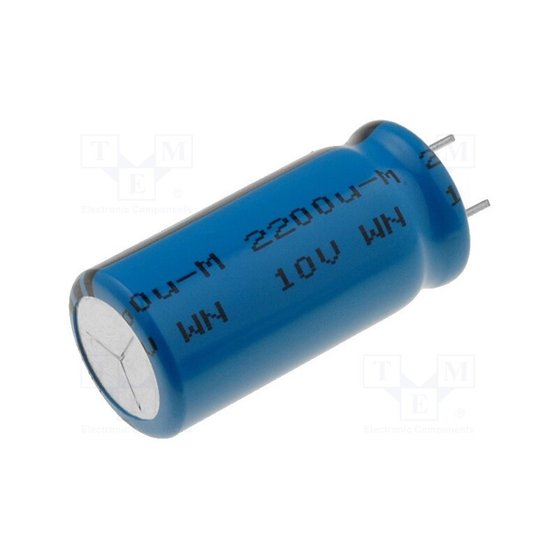10 pcs : MAL213664222E3 - Capacitor: electrolytic, low ESR, THT, 2200uF, 10VDC, Ø12.5x25mm
