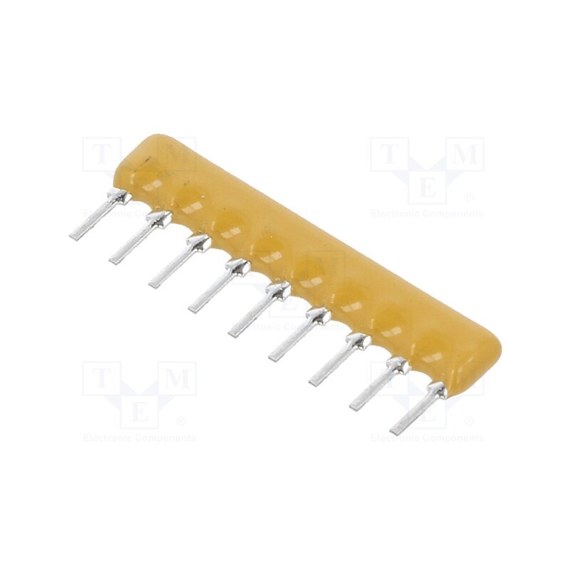 20 pcs : 4609X-101-203LF - Resistor network: X, THT, 20kΩ, ±2%, 0.2W, No.of resistors: 8, 100V