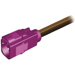 1 pcs - IMS Male SMB to Coaxial Cable, 500mm, RG174 Coaxial, Terminated