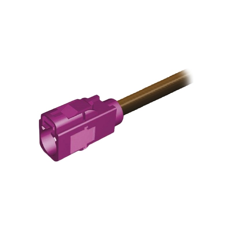 1 pcs - IMS Male SMB to Coaxial Cable, 500mm, RG174 Coaxial, Terminated