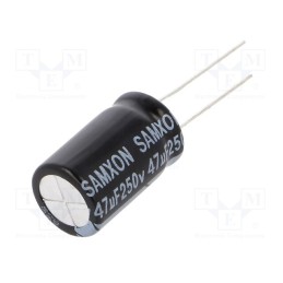 50 pcs : ERD476M2EI20RRSNF - Capacitor: electrolytic, THT, 47uF, 250VDC, Ø12.5x20mm, ±20%