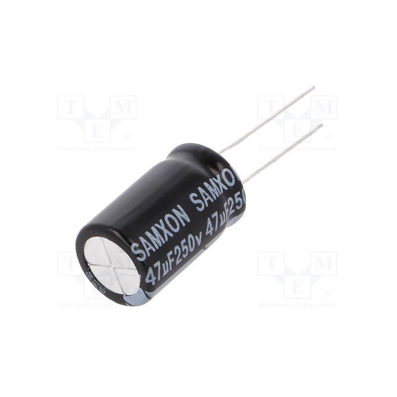 50 pcs : ERD476M2EI20RRSNF - Capacitor: electrolytic, THT, 47uF, 250VDC, Ø12.5x20mm, ±20%