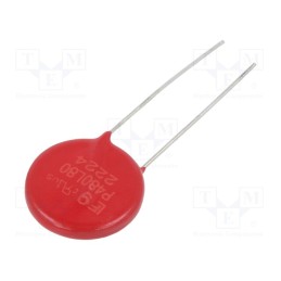10 pcs : V480LA80BP - Varistor: metal-oxide, THT, 480VAC, 640VDC, 730V, 6.5kA