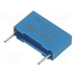 50 pcs : B32922C3104M000 - Capacitor: polypropylene, 100nF, 18x10.5x5mm, THT, ±20%, 15mm