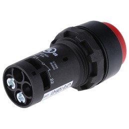 1 pcs - ABB Compact Series Push Button, Panel Mount, 22mm Cutout, SPST, IP69K