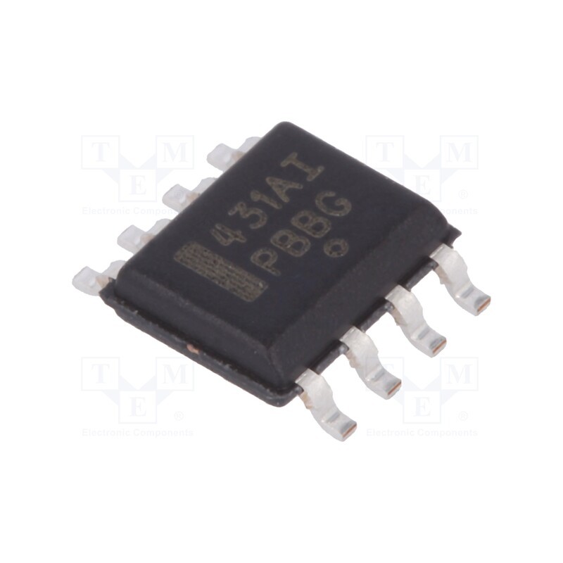 10 pcs : TL431AIDG - IC: voltage reference source, 2.495V, ±1%, SO8, , 100mA