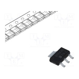 10 pcs : IRFL014TRPBF - Transistor: N-MOSFET, unipolar, 60V, 1.7A, 3.1W, SOT223