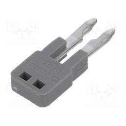 10 pcs : DFB1.5-02P-11-00AH - Comb bridge, ways: 2, grey, DS1,5