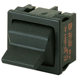 1 pcs - Marquardt Toggle Switch, Panel Mount, (On)-Off-(On), DPDT, Tab Terminal