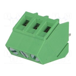 20 pcs : DG103-5.0-03P-14-00A(H) - PCB terminal block, angled 45°, 5mm, ways: 3, on PCBs, 2.5mm2, 24A