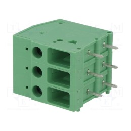10 pcs : DG107R-7.62-03P-14-00AH - PCB terminal block, angled 90°, 7.62mm, ways: 3, on PCBs, 4mm2