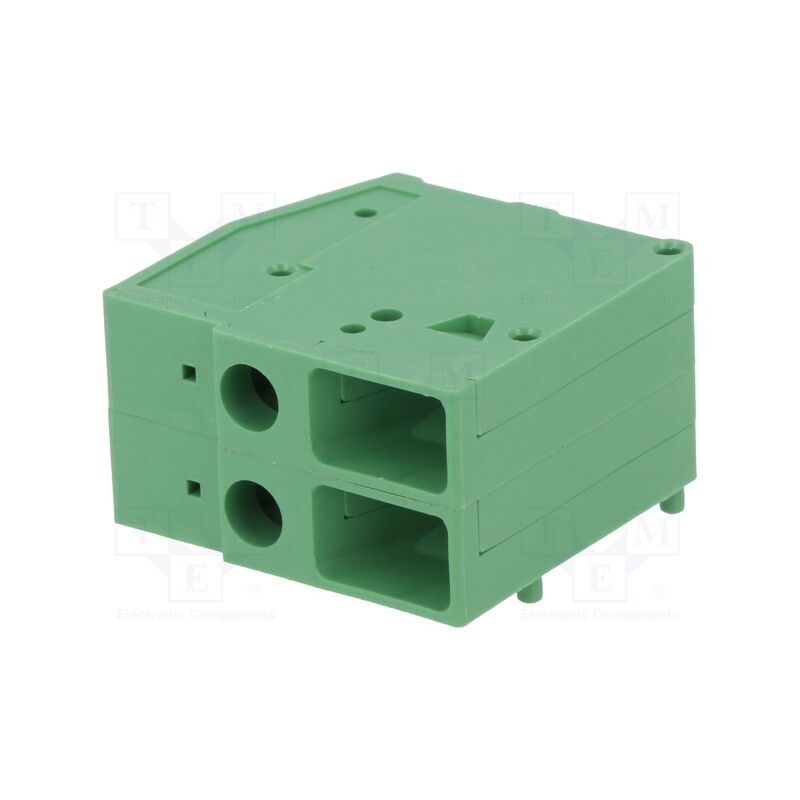 10 pcs : DG107V-7.62-02P-14-00AH - PCB terminal block, straight, 7.62mm, ways: 2, on PCBs, 4mm2, 32A