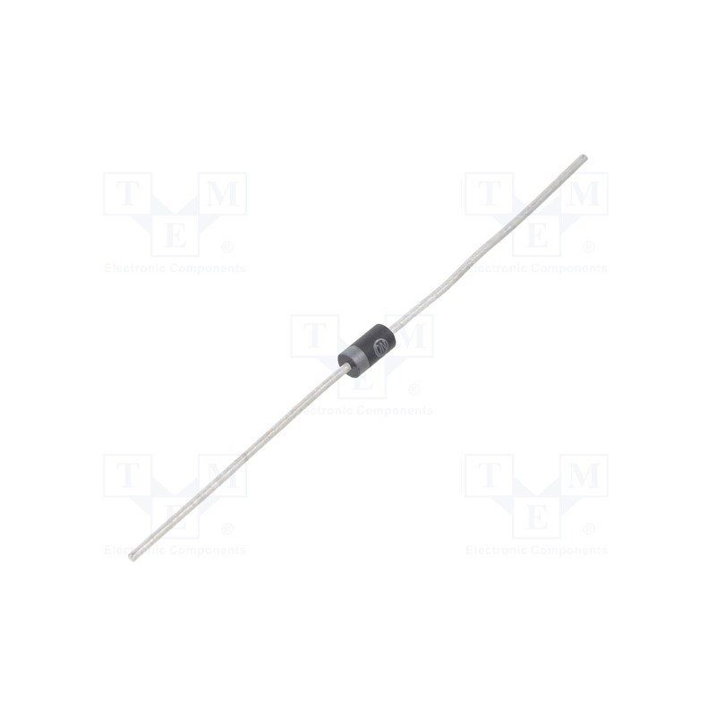 10 pcs : MBR1100G - Diode: Schottky rectifying, THT, 100V, 1A, DO41, , Ufmax: 0.79V