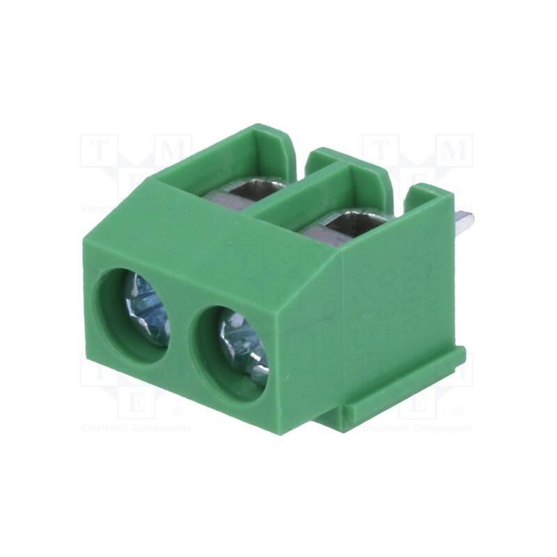 20 pcs : DG126-5.0-02P-14-00A(H) - PCB terminal block, angled, 5mm, ways: 2, on PCBs, 0.5÷2.5mm2, 18A