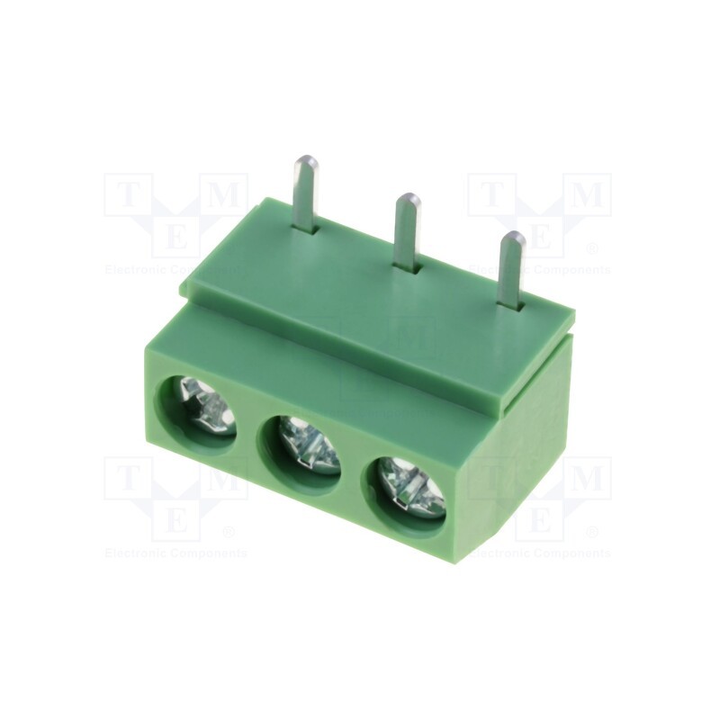20 pcs : DG126R-5.0-03P14 - PCB terminal block, straight, 5mm, ways: 3, on PCBs, 0.5÷2.5mm2