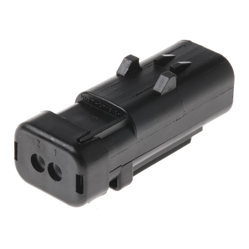 1 pcs - TE Connectivity, AMPSEAL 16 Automotive Connector Plug 2 Way