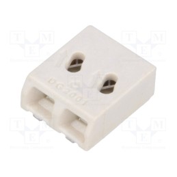 20 pcs : DG2001-3.0-02P-11-01AH - Connector: plug-in, DG2001, 3mm, ways: 2, 26AWG÷22AWG, 0.14÷0.34mm2
