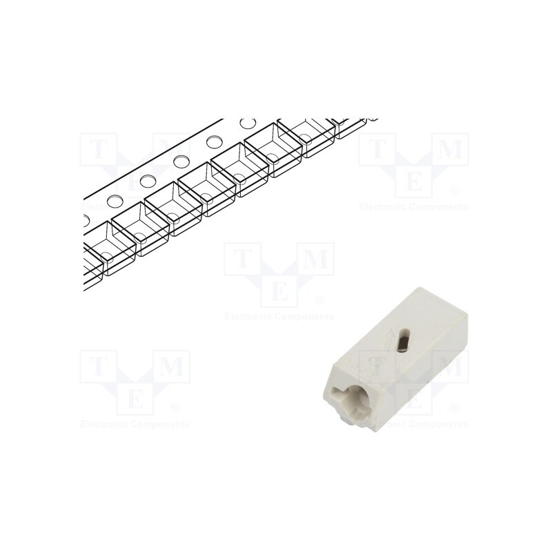 20 pcs : DG2003-6.0-01P-11-01A(H) - Connector: plug-in, DG2003, 6mm, ways: 1, 0.5÷1.5mm2, 10A, SMT, 200V