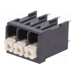 10 pcs : DG212V-THR-3.5-03P-13-1000ZH - PCB terminal block, straight, 3.5mm, ways: 3, on PCBs, 0.2÷1.5mm2