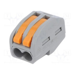 10 pcs : DG223-4.61-02P-11-00AH - Quick splice, spring clamp, 0.2÷2.5mm2, 28AWG÷12AWG, 450V, 24A