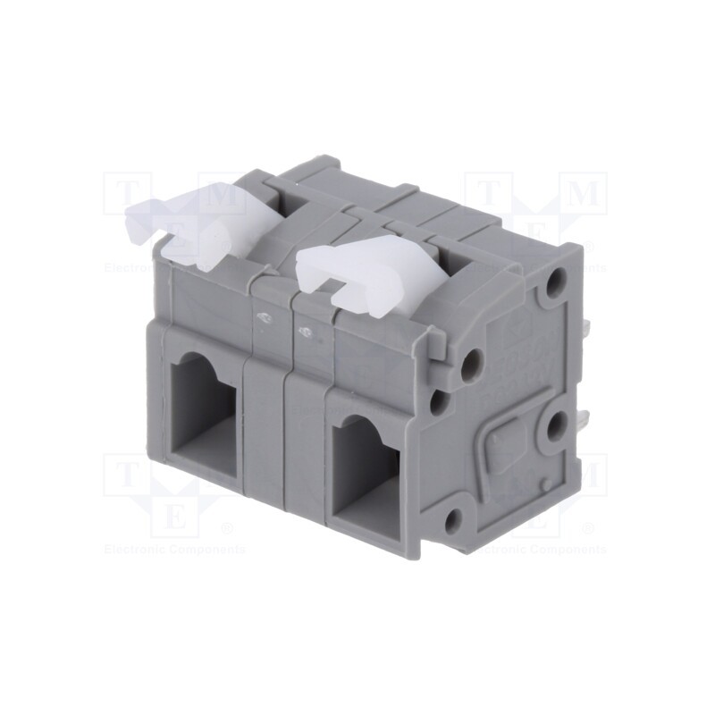 10 pcs : DG242V-10.0-02P-11-00AH - PCB terminal block, straight, 10mm, ways: 2, on PCBs, 0.2÷2.5mm2