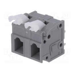 10 pcs : DG242V-7.5-02P-11-00AH - PCB terminal block, straight, 7.5mm, ways: 2, on PCBs, 0.2÷2.5mm2