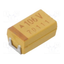 10 pcs : TRJC106K035R0600 - Capacitor: tantalum, 10uF, 35VDC, SMD, C, 2312, ±20%, -55÷125°C