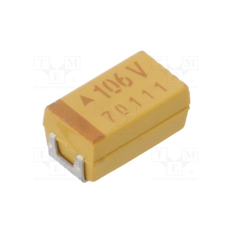 10 pcs : TRJC106K035R0600 - Capacitor: tantalum, 10uF, 35VDC, SMD, C, 2312, ±20%, -55÷125°C