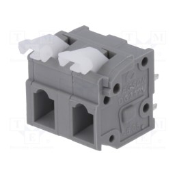 10 pcs : DG242V-7.62-02P-11-00AH - PCB terminal block, straight, 7.62mm, ways: 2, on PCBs, 0.2÷2.5mm2