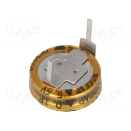 10 pcs : BCE005R5H104FS - Supercapacitor, THT, 0.1F, 5.5VDC, ±20%, Ø11.5x6mm, -25÷70°C, EDLC