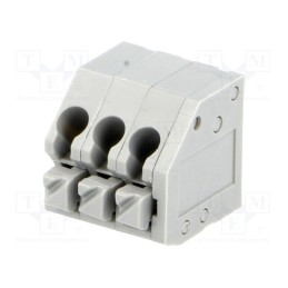 10 pcs : DG250-3.5-03P-11-00A(H) - PCB terminal block, angled 45°, 3.5mm, ways: 3, on PCBs, terminal