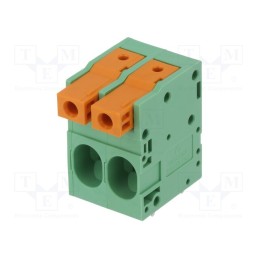 10 pcs : DG270-10.0-02P-14-00AH - PCB terminal block, angled 90°, 10mm, ways: 2, on PCBs, 0.75÷16mm2