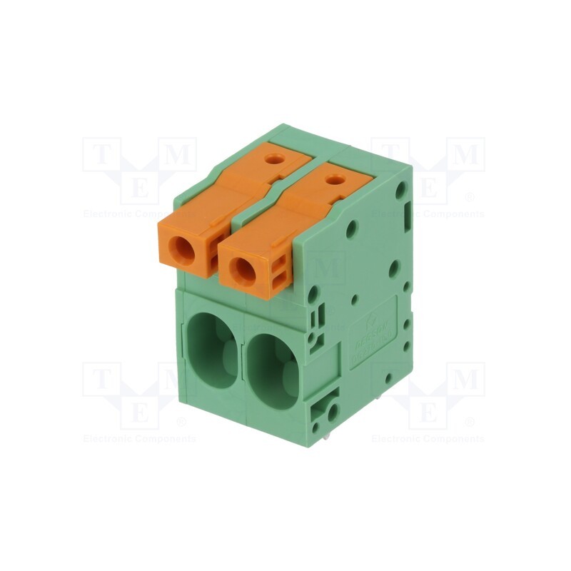 10 pcs : DG270-10.0-02P-14-00AH - PCB terminal block, angled 90°, 10mm, ways: 2, on PCBs, 0.75÷16mm2