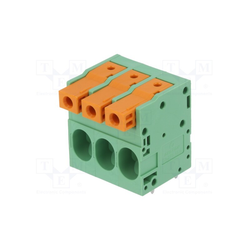 10 pcs : DG270-10.0-03P-14-00AH - PCB terminal block, angled 90°, 10mm, ways: 3, on PCBs, 0.75÷16mm2