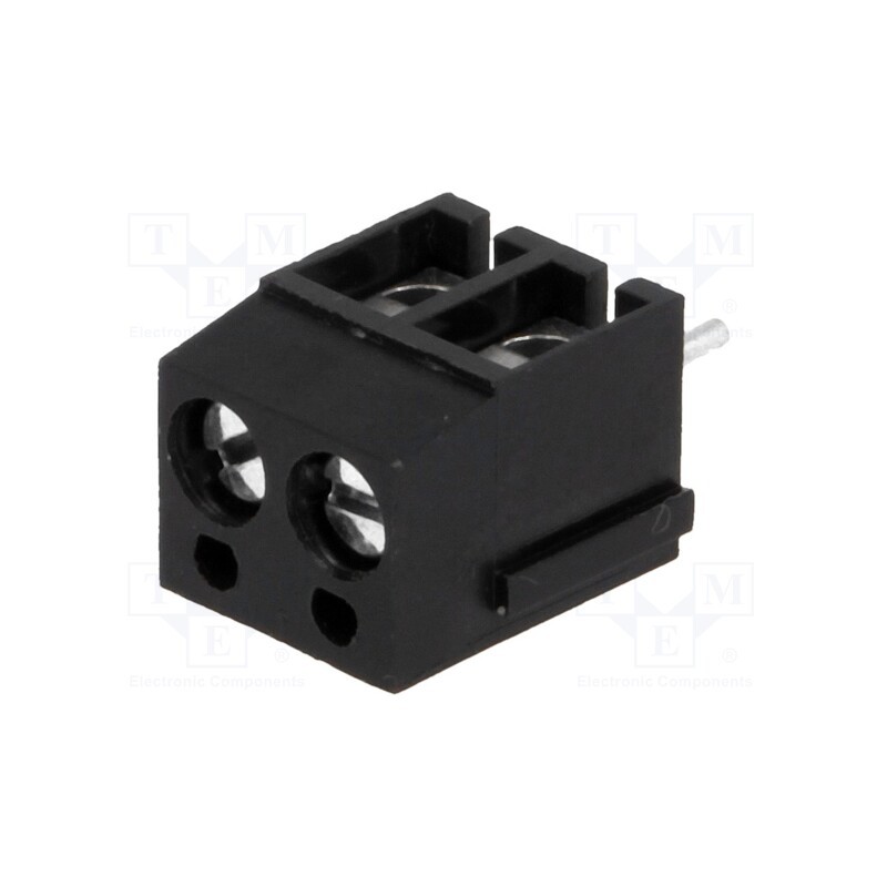 20 pcs : DG300-5.0-02P-13-00AH - PCB terminal block, angled 90°, 5mm, ways: 2, on PCBs, 2.5mm2, 24A