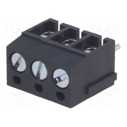 20 pcs : DG300-5.0-03P-13-00AH - PCB terminal block, angled 90°, 5mm, ways: 3, on PCBs, 2.5mm2, 24A