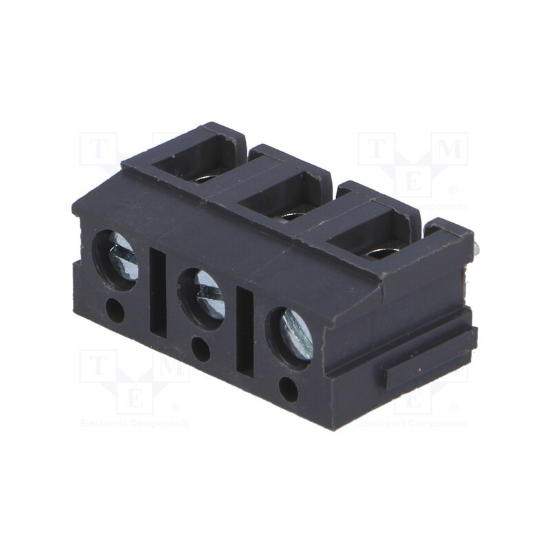 20 pcs : DG300-7.5-03P-11-00A(H) - PCB terminal block, angled 90°, 7.5mm, ways: 3, on PCBs, 2.5mm2