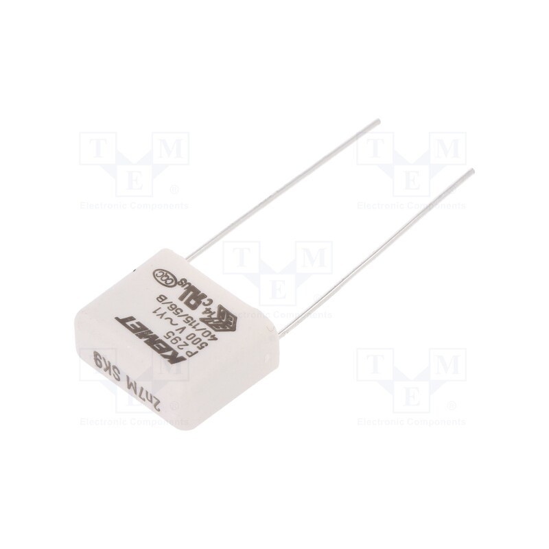 10 pcs : P295BL272M500A - Capacitor: paper, Y1, 2.7nF, 500VAC, 15mm, ±20%, THT, P295, 1500VDC