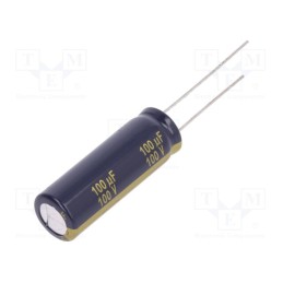 10 pcs : EEUFC2A101L - Capacitor: electrolytic, low ESR, THT, 100uF, 100VDC, Ø10x30mm