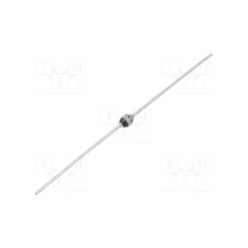 10 pcs : BYV26C-TAP - Diode: rectifying, THT, 600V, 1A, , Ifsm: 30A, SOD57, 30ns
