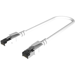 1 pcs - CAE Cat6a Male RJ45 to Male RJ45 Ethernet Cable, S/FTP, Grey LSZH Sheath, 3m, IEC 60332-1 / NF C 32070 C2