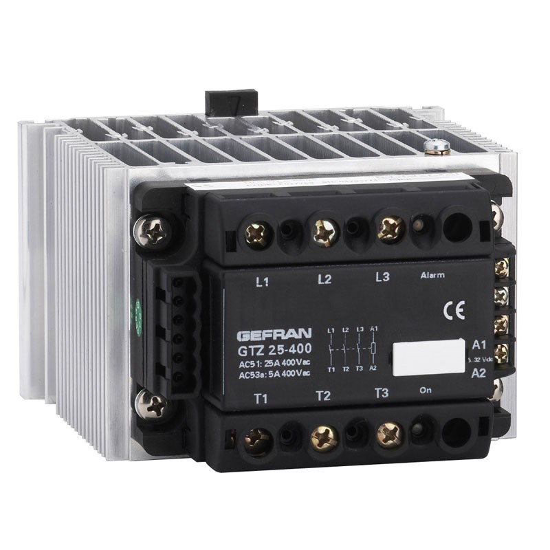 1 pcs - Gefran GTZ Series Solid State Relay, 75 A Load, DIN Rail Mount, 530 V Load, 32 V Control
