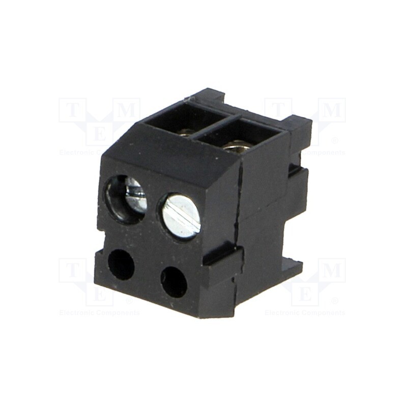 10 pcs : DG333K-3.5-02P-13-00AH - Pluggable terminal block, Contacts ph: 3.5mm, ways: 2, angled 90°