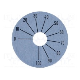 10 pcs : - Scale, Range: 0 ÷ 100,270°, Ø45mm, Øhole: 10mm
