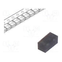 20 pcs : ESD101B102ELSE6327XTSA1 - Diode: TVS, 30W, 6.1V, 2A, bidirectional, TSSLP-2-4,