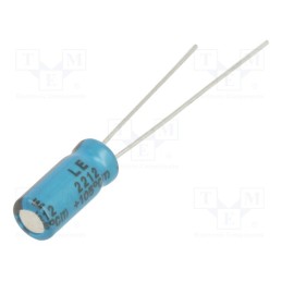 500 pcs : LE1C101MC110A00CE0 - Capacitor: electrolytic, THT, 100uF, 16VDC, Ø5x11mm, Pitch: 2mm